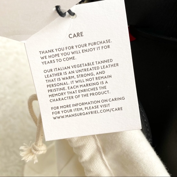 Mansur Gavriel Mini Bucket Bag Black Flamma - Picture 10 of 14